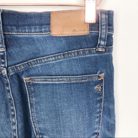 MADEWELL | 10” High-Rise Skinny Jeans Dark Wash Denim Women’s Size 26 (2) - Picture 7 of 9